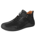 Bota Masculina de Couro Retrô Crock
