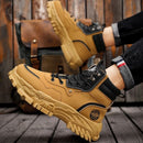 Bota Masculina de Couro Sola Tratorada Viego