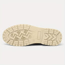 Bota Masculina de Couro Vintage Com Zíper Lateral