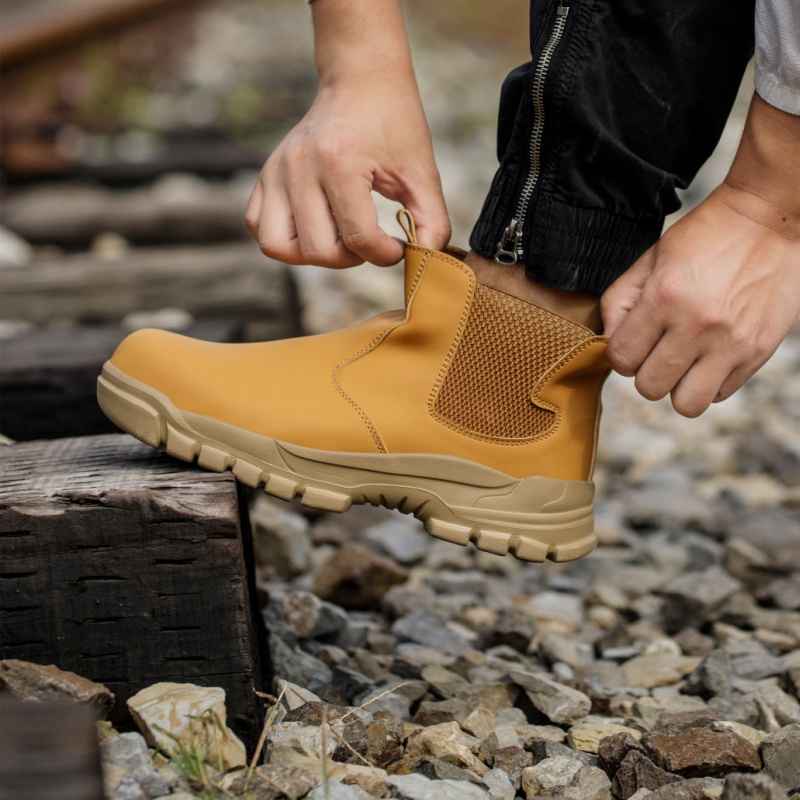 Bota Para Trabalho Masculina Confortável Iron