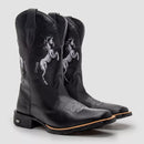 Bota Texana Masculina Country em Couro - Black Horse