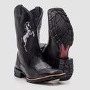 Bota Texana Masculina Country em Couro - Black Horse
