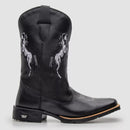Bota Texana Masculina Country em Couro - Black Horse
