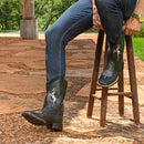Bota Texana Masculina Country em Couro - Black Horse