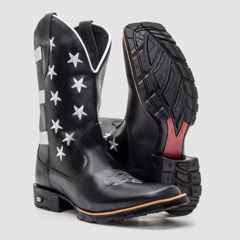 Bota Texana Masculina Country em Couro - Horse