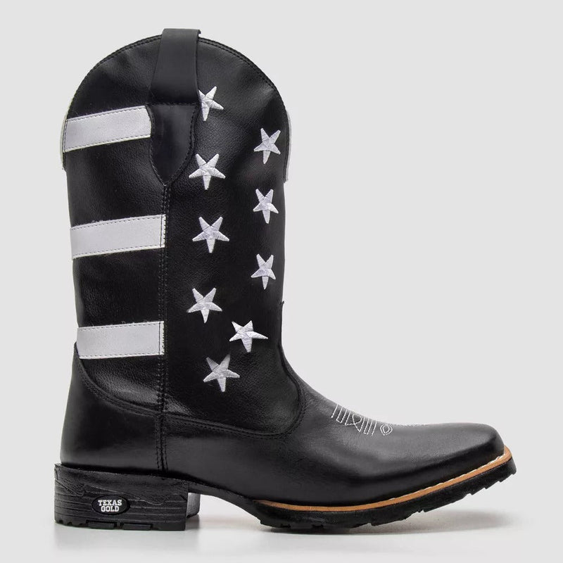 Bota Texana Masculina Country em Couro - Horse