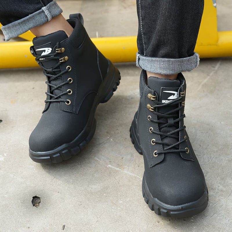 Bota de Segurança Para Trabalho Masculina Robusta