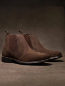 Botina Bota Chelsea Masculina Couro Work