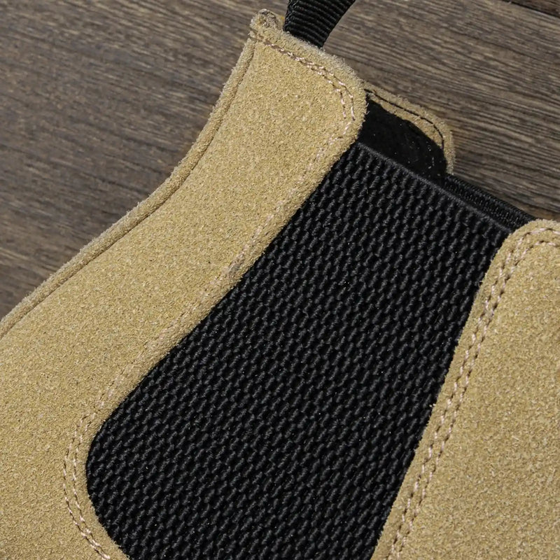 Botina Chelsea Masculina Em Couro Camurça Grit