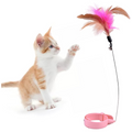 Varinha com Pena para Gatos: Brincadeira e Aventura em Cada Movimento