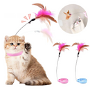 Varinha com Pena para Gatos: Brincadeira e Aventura em Cada Movimento