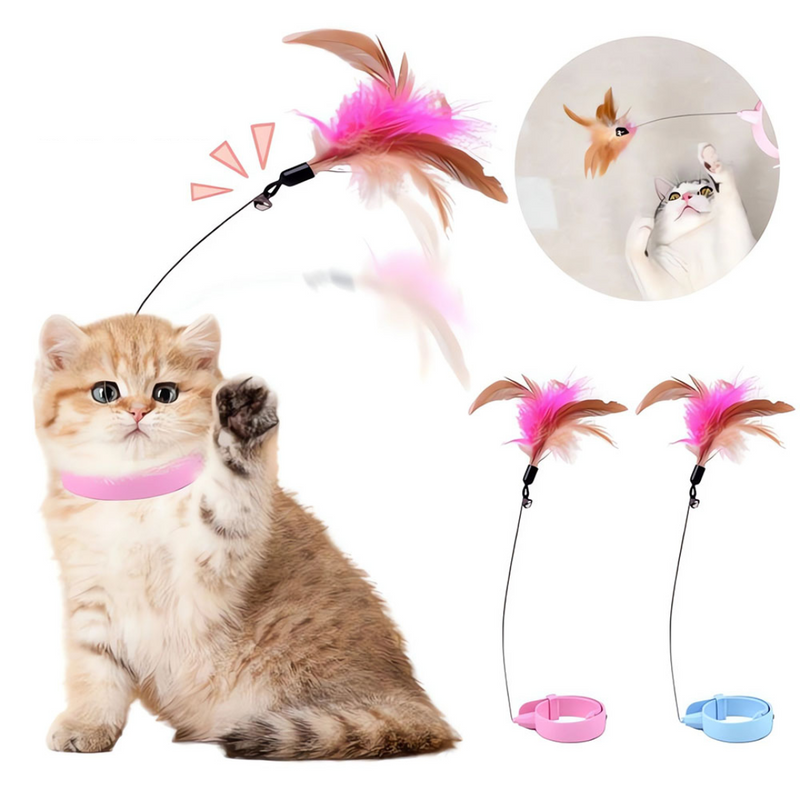 Varinha com Pena para Gatos: Brincadeira e Aventura em Cada Movimento