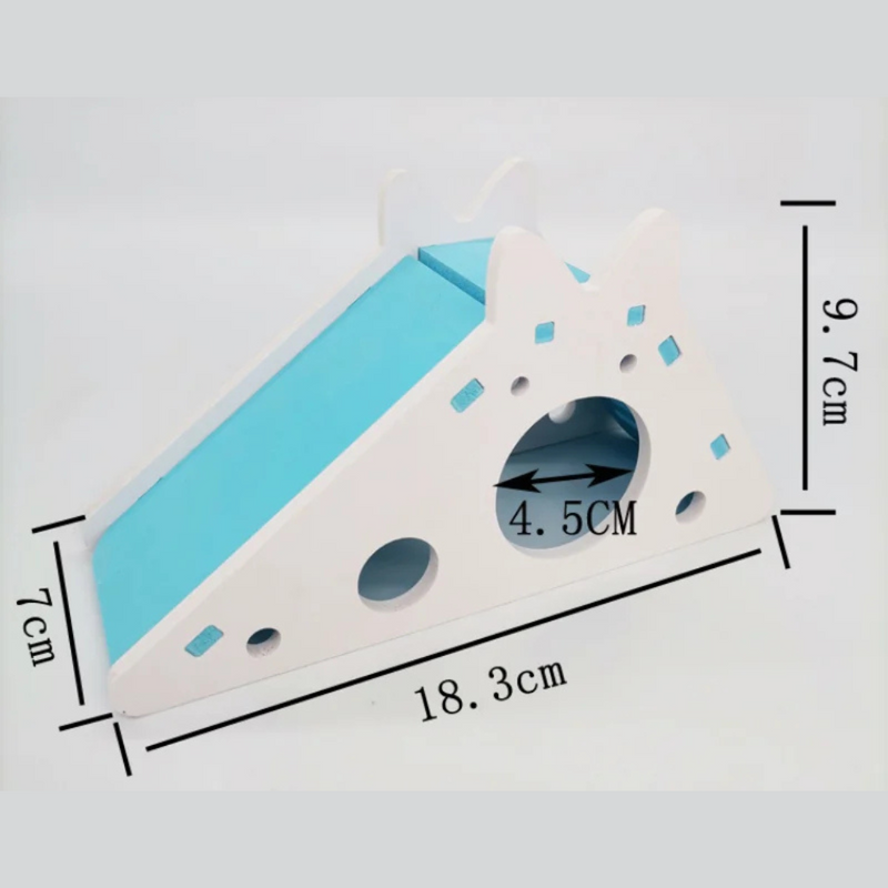 Toca Rampa Divertida para Roedores: Estímulo e Conforto para Hamsters e Porquinhos-da-Índia