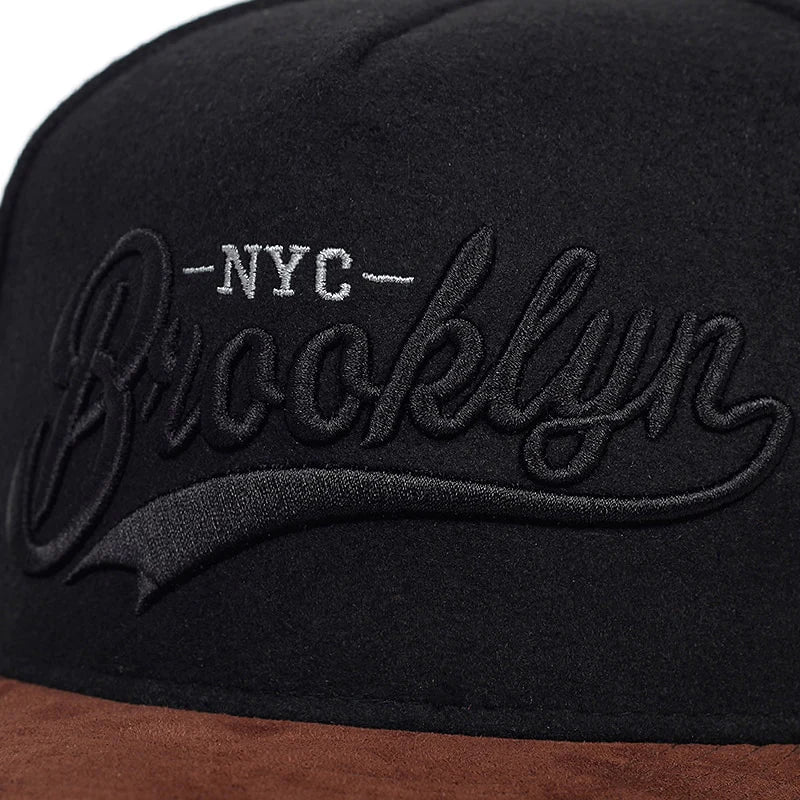Boné Brooklyn Preto Aba Reta