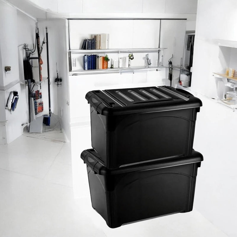 Caixa Organizadora Prática de 95 Litros com Rodinhas para Facilitar Seu Dia a Dia