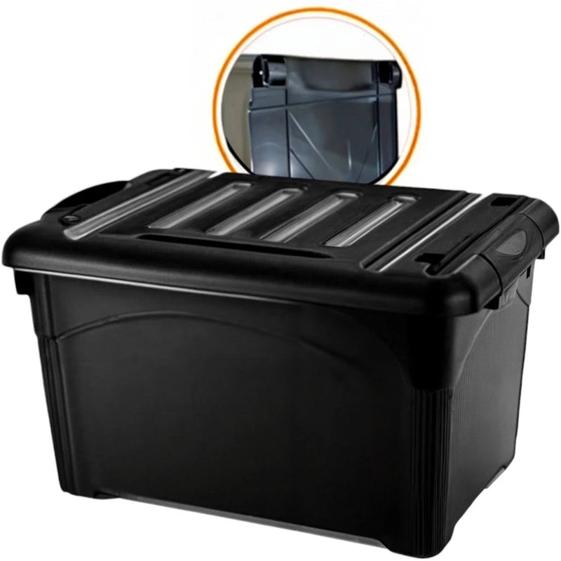 Caixa Organizadora Prática de 95 Litros com Rodinhas para Facilitar Seu Dia a Dia