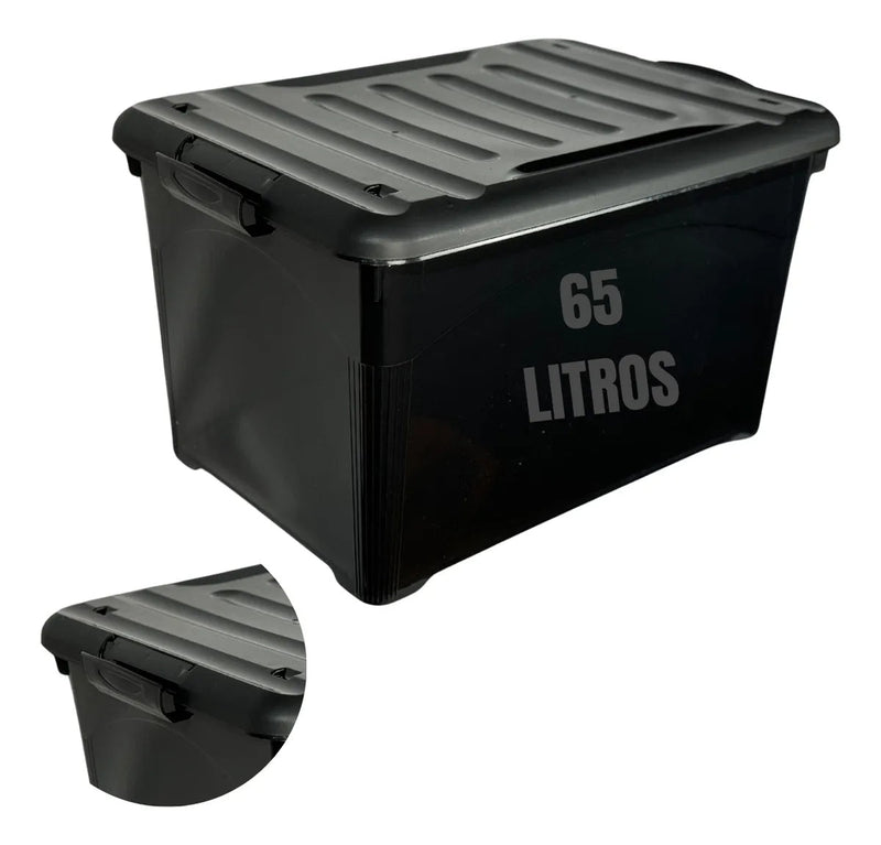 Caixa Organizadora Prática de 95 Litros com Rodinhas para Facilitar Seu Dia a Dia