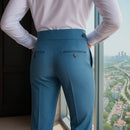 Calça Alfaiataria Masculina Azul Navy Seals