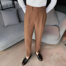 Calça Alfaiataria Masculina Caramelo Clássica