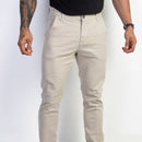 Calça Alfaiataria Masculina Social Bege Viego