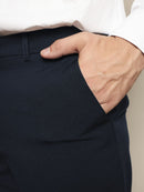 Calça Alfaiataria Masculino Azul Marinho Viego