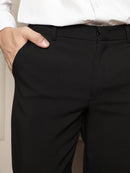 Calça Alfaiataria Masculino Social Preto Viego
