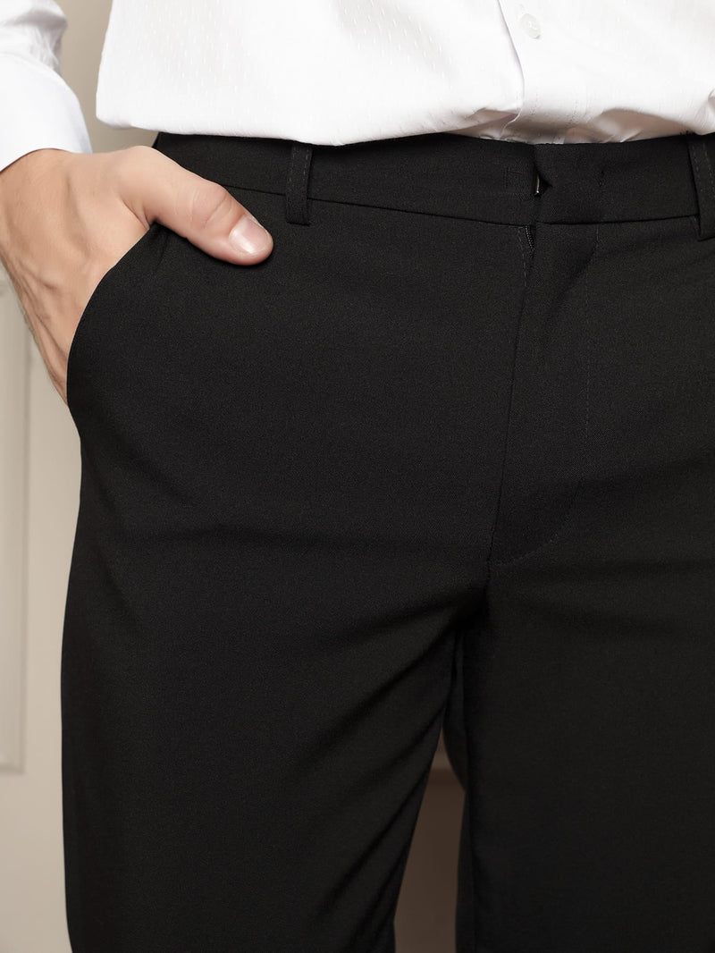 Calça Alfaiataria Masculino Social Preto Viego