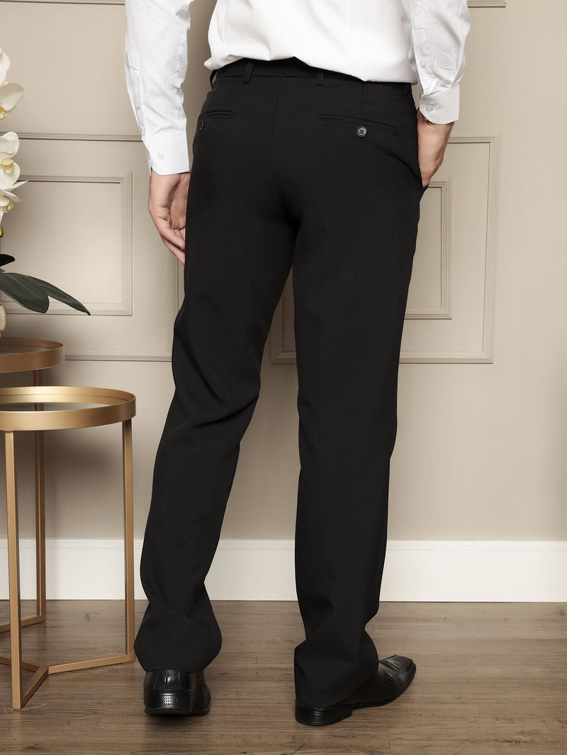 Calça Alfaiataria Masculino Social Preto Viego