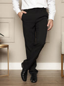 Calça Alfaiataria Masculino Social Preto Viego