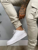 Calça Cargo Jogger Masculino Bege Urban