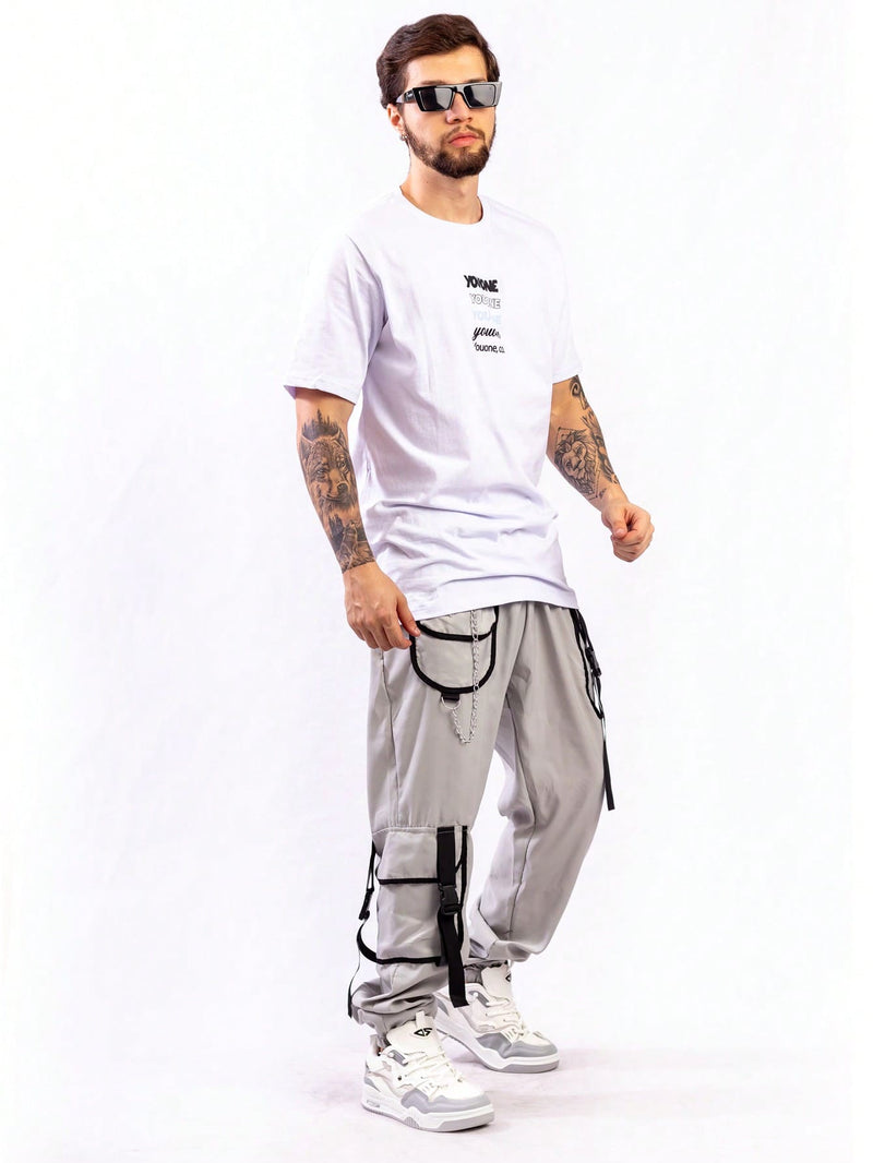 Calça Cargo Jogger Masculino Estilo Gringa Trapper