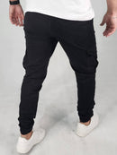 Calça Cargo Jogger Masculino Preta Lisk