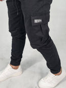 Calça Cargo Jogger Masculino Preta Lisk