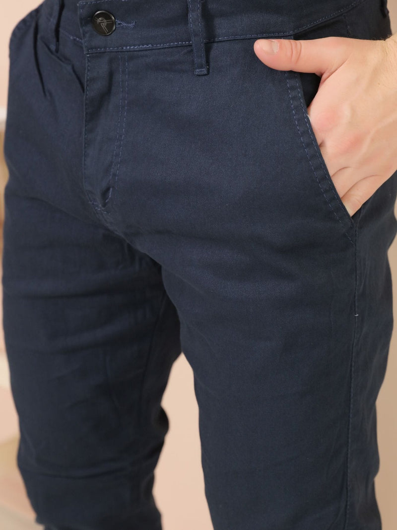 Calça Alfaiataria Masculina Azul Elegance