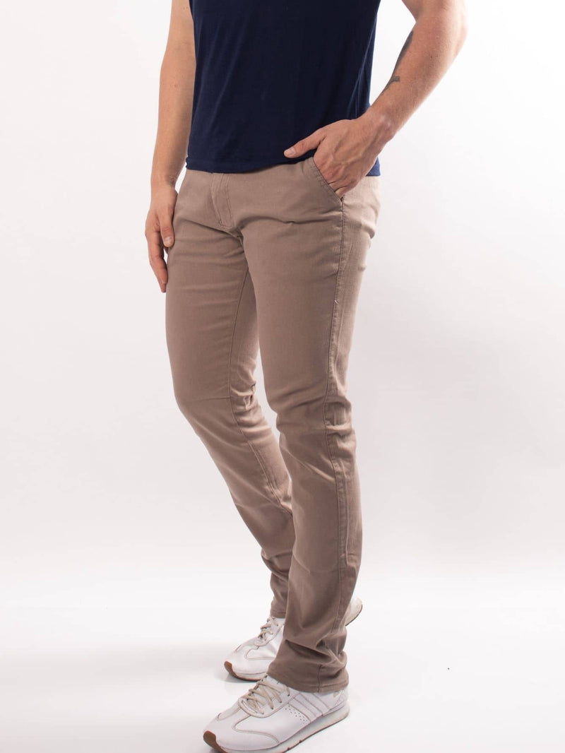 Calça Alfaiataria Masculina Caqui Alfa