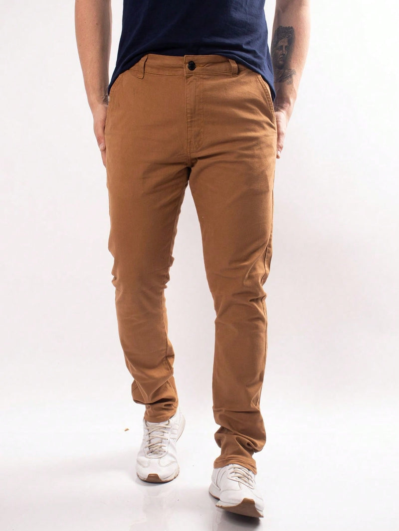 Calça Alfaiataria Masculina Caramelo Alfa