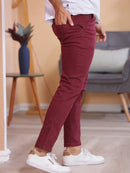 Calça Alfaiataria Masculina Vinho Elegance