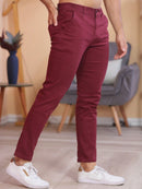 Calça Alfaiataria Masculina Vinho Elegance