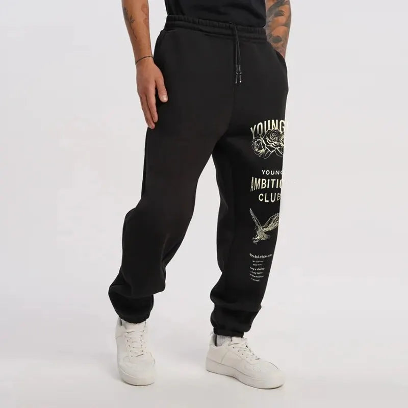 Calça Jogger Masculina Preta Esportiva Ambitious
