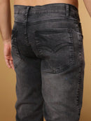 Calça Jeans Masculina Preta Com Elastano Viego