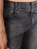 Calça Jeans Masculina Preta Com Elastano Viego