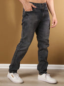 Calça Jeans Masculina Preta Com Elastano Viego