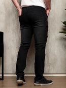 Calça Jeans Masculina Preto Rasgado | Zone