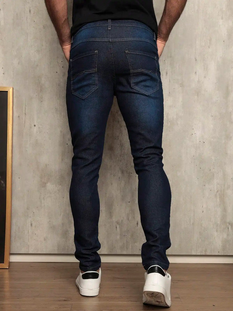 Calça Jeans Masculina Slim Azul Escuro | Origem