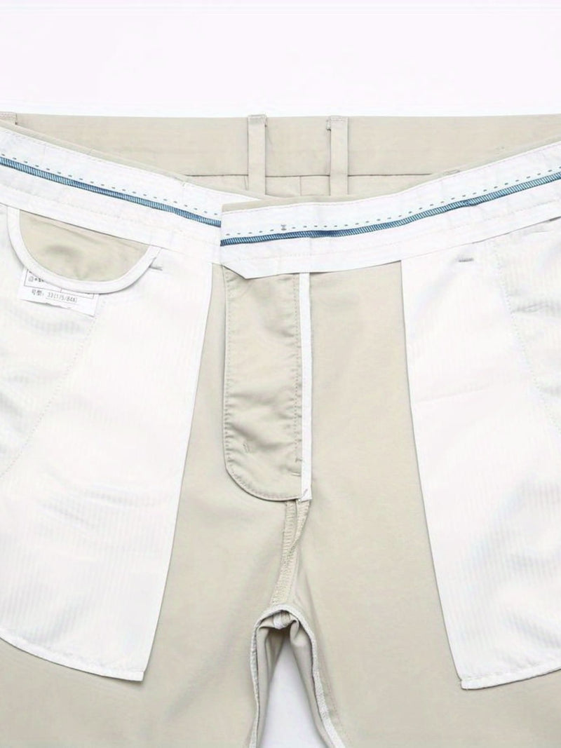 Calça Masculina Sarja Alfaiataria Bage Clássica