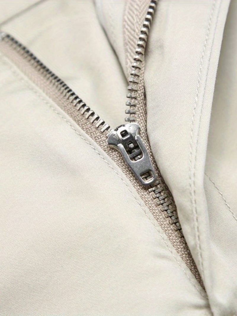 Calça Masculina Sarja Alfaiataria Bage Clássica