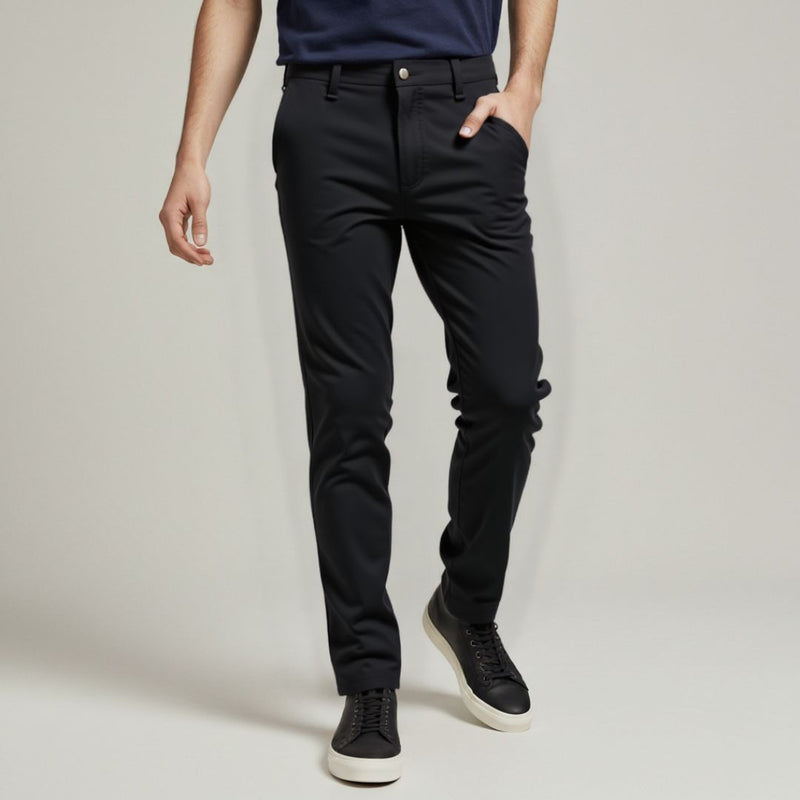 Calça Social Masculina Cintura Elástica Alfaiataria