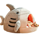 Cama Aconchegante Tubarão para Cães e Gatos - Conforto e Segurança em Cada Soneca