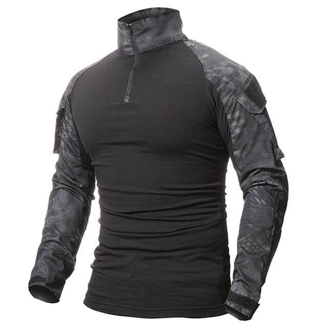 Camisa Tática Masculina Army Elite - Conforto e Estilo para Aventuras