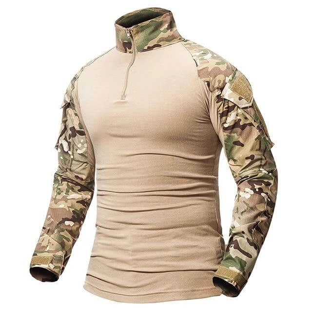 Camisa Tática Masculina Army Elite - Conforto e Estilo para Aventuras